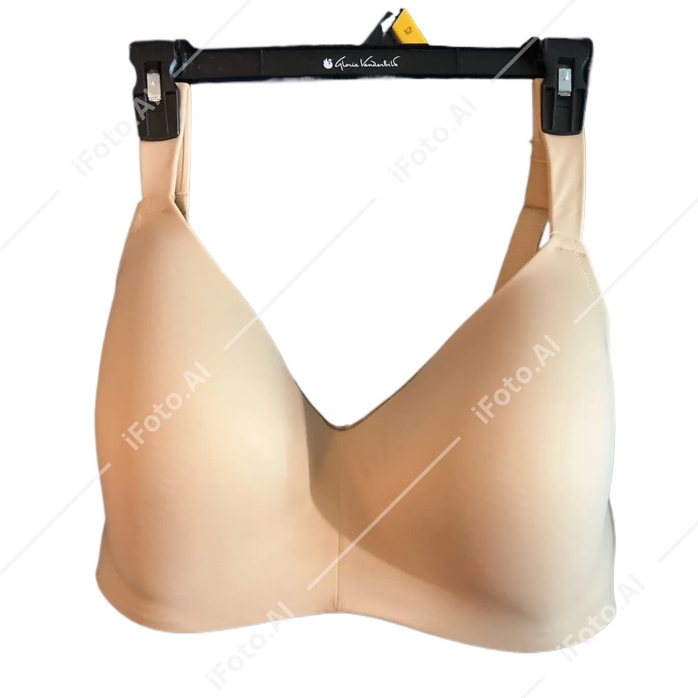 Plus Size Auden 44DD Beige Lightly Lined No Wire Bra